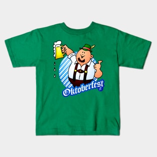 Oktoberfest - man in lederhosen Kids T-Shirt